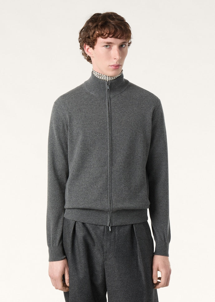 Loro Piana Classic Zip-Up Bomber Jacket — FAM9318_M006, official photo 3
