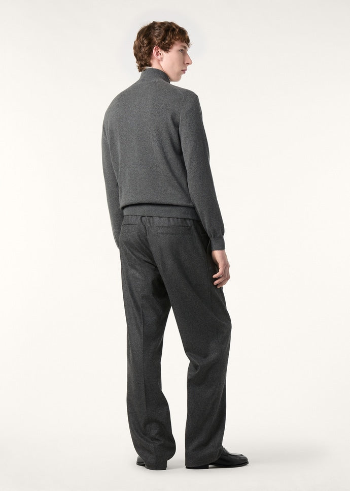 Loro Piana Classic Zip-Up Bomber Jacket — FAM9318_M006, official photo 4