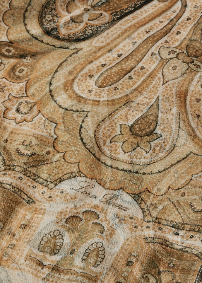 Loro Piana Talia Paisley Maxi Stole — FXW0370_T2MN, official photo 3