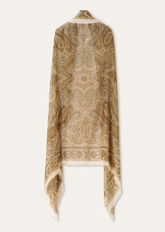 Loro Piana Talia Paisley Maxi Stole — FXW0370_T2MN, official photo 4